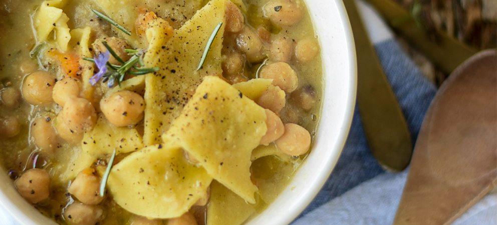 Ricetta Zuppa Di Ceci E Maltagliati