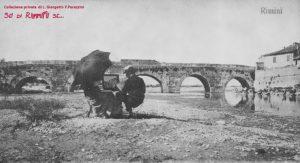 Ponte di Tiberio come era un tempo