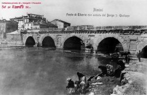 Ponte di Tiberio visto dal Borgo San Giuliano