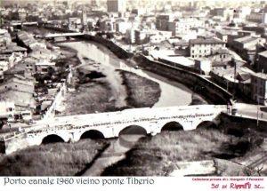 Ponte di Tiberio nel 1960