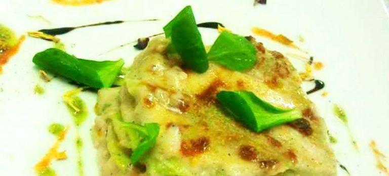 Lasagnetta Verde agli spinaci con Ragù Bianco e asparagi di Francesco Arena