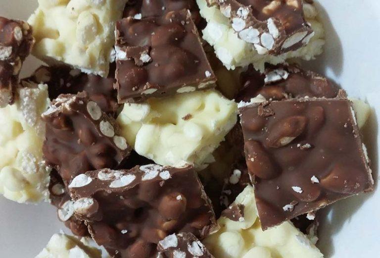 Cioccolatini con il Riso Soffiato