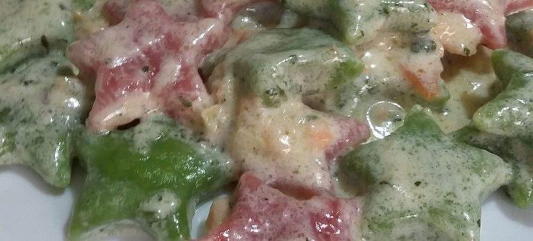 Gnocchi di patate con salmone affumicato