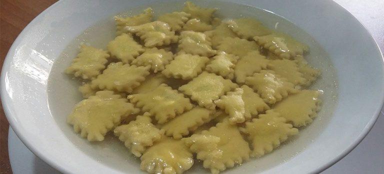 Pasta ripiena in brodo (Spoja Lorda)